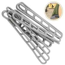 10 buah Pengikat Tali Tenda/Kanopi/Awning Plastik PP Tahan Lama, Pegangan Ergonomis, Pemasangan Mudah, Pemasangan Stabil, Aksesoris Tenda, Perlengkapan Berkemah - Grey - View 11
