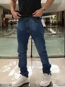 Men Jeans - 德比藍 - 查看 2