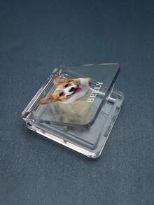 客製化寵物毛髮紀念品，個性化寵物毛髮照片盒，狗貓毛髮紀念盒，寵物愛好者客製化禮物 - 彩色 - 查看 5