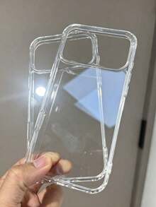 Hard Two Pieces Transparent Phone Case, Suitable For Phone 17promax/17pro/17/16promax/16/16pro/16plus/11/15/15pro/15promax/13/14promax/13pro/13promax/14pro/14promax, Non-Yellowing Protective Cover, Acrylic Material - Two Transparent Sets - View 17