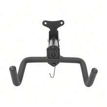 Wall Mount Bicycle Holder, Adjustable Steel Bicycle Storage Rack For Garages - Black - View 6