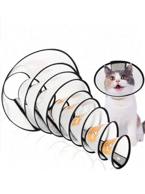 1pc Pet Recovery Collar Protective Cover Cat Dog Anti-Lick Anti-Bite