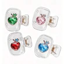 4pcs Different Cherry Pattern Portable Toothbrush Protective Covers, Storage Boxes, Toothbrush Holder Caps, Clean And Hygienic, Great Companion For Home And Business Travel, Essential Bathroom Accessories For Daily Use And Outdoor Trips - View 4