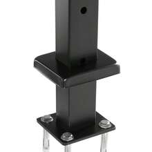 Cable Railing Column 36x1x2 Inch For Deck Stair Balcony, Pre-Drilled Pickets Mounting Bracket Railing Kit Black Finish Heavy Duty Metal Support 1-Pack-XY73576 - Multicolor - View 7
