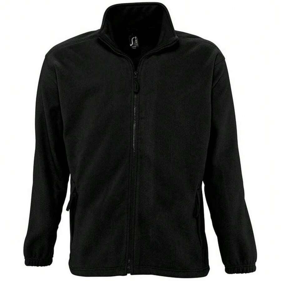 SOLS Unisex Adult North Fleece Jacket - Black - View 1