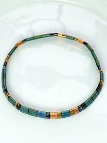 New Fresh Summer Vintage Niche TILA Bracelet, Japanese Imported Bracelet, Multi-Layer Stackable - Multicolor - View 18