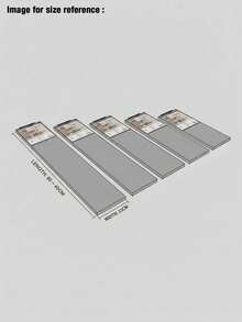 Estantería de pared minimalista nórdica, estantería individual, disponible en múltiples tamaños y colores. Ideal para sala de estar, dormitorio, decoración de pared de fondo de TV y exhibición montada en la pared. - Blanco - Ver 6