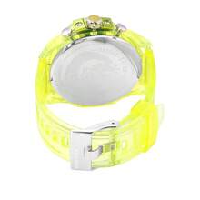 Diesel DZ4532 Bright Yellow Oversized Jelly Watch Multi Chrono Date 5ATM Waterproof Unisex Summer Accessory - one-size - View 8