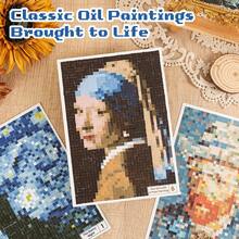 20 Sheets Adult Collage Scrapbook Oil Painting Themes For Stress Relief, 10 Patterns Multi-Style Impressionist Landscape & Character Art Prints, Decorative Decals For Scrapbooking, Junk Journal & Craft Supplies - Single Piece - View 7