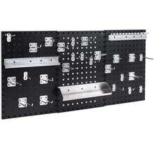 Wall-Mounted Pegboard Kit With 3 Pegboards For Garage Workshop-Black-XY156752 - TA10069NY - View 1