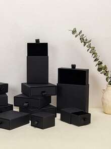 1pc-Drawer-Style Jewelry Gift Packaging Box, Suitable For Storing Rings, Earrings, Pendants, Necklaces, And Other Small Jewelry Items. - Jewelry Box - View 2