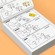 1pc Step-By-Step Drawing Book Coloring Book With Pattern Decomposition Teaching You How To Draw, Early Education Educational Toy, Preschool Writing Practice Workbook, Suitable For Kindergarten And Children Aged 3 And Above - Multicolor - View 6