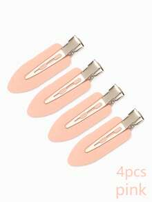 4/5/20pcs Women's Solid Color Surfboard Hair Clips, No-Crease Hair Styling Tools, Decorative Hair Clips Suitable For Daily Use - Multicolor - View 13