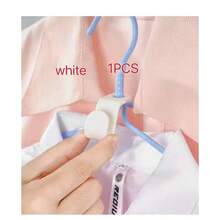 Small Hanger Suitable For Connecting Hooks Inside Wardrobe, Stackable Plastic Wardrobe Cap Rack, Thickened Plastic Connecting Hanger Clip, Suitable For Various Types Of Hangers. Used For Organizing And Connecting Hangers Inside Wardrobe, Stackable. Smooth Craftsmanship, Made Of New PP Material. Suitable For Holidays, Summer And Travel. - White - View 14