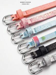 3-Piece Children's New Glossy PU Leather Belt Set, Suitable For Jeans And Skirts, A Great Children's Gift, Belt, Belts - 3Pcs - View 4
