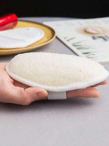 Natural Loofah Body Exfoliating Sponge, Organic Bath Brush, Suitable For Kitchen, Bathroom, Spa And Restaurant, Suitable For Sensitive Skin, Spa Essential, Kitchen Cleaning Sponge, Fragrance-Free, Bath Sponge And Bathroom Accessories - Quantity - View 7