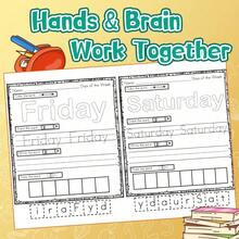 Children's Days And Months Practice Book – 24 Pages Early Learning Writing And Spelling Exercises | Educational Writing Workbook, Learn English Words, Build Vocabulary, Improve Letter Writing Skills Back To School - Early Learning and Education Handbook - View 4