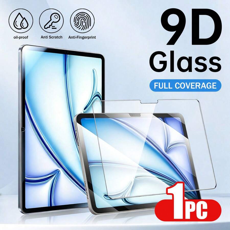 Yezodawee 1片 iPad 10代 10.9吋 (2022年款) 螢幕保護貼，[相容 Face ID 與 Apple Pencil]，超硬鋼化玻璃膜，防刮、無氣泡、高清晰透明、防碎裂、防指紋，平板螢幕保護貼，相容 Apple Mini/Air/Pro，平板配件 - 1 piece - 查看 1