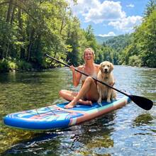 Stand Up Paddling Board 305cm Adults Inflatable Stand Up Paddle With All Accessories, For All Skill Levels, 200kg Load Capacity For 2 People - 青藍色 - View 8