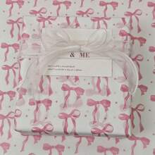 30 Sheets Gift Wrapping Paper, Pink Bow Pattern Wrapping Paper, Large Wrapping Paper, Holiday Decoration Wrapping Paper, High-End Gift Wrapping Paper, Creative DIY Handicraft Wrapping Paper, Bouquet Wrapping Paper, Suitable For Holiday, Wedding, Birthday, Gift, Party Decoration Wrapping Paper. - Packaging Paper - View 4