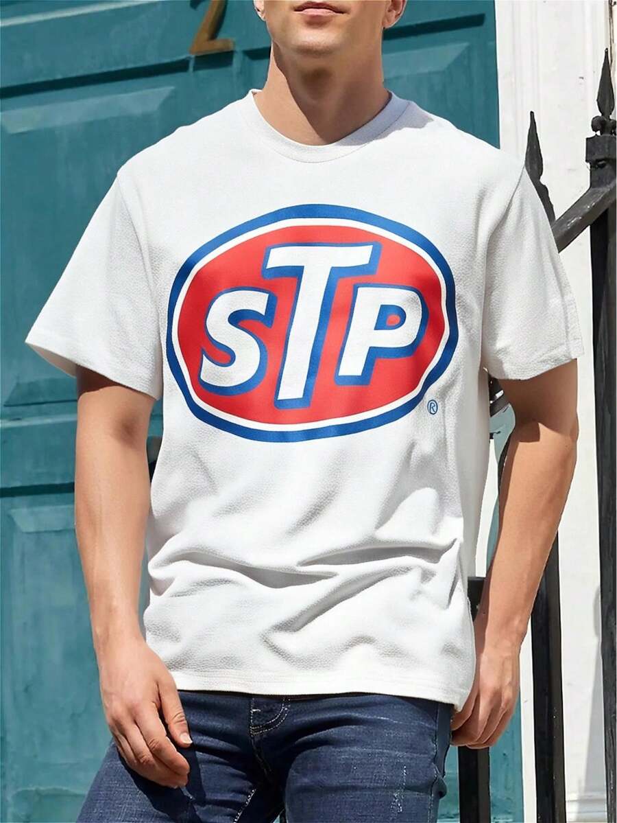 STP Classic Logo T-Shirt White- Tee For adult, Men, Women, Teen, Teenager, adolescent, Youth - Weiss - Übersicht 1