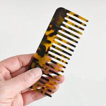 2 pièces Ensemble de peignes en acétate, peigne à dents larges pour démêler et peigne à séparer, outil de coiffage, peigne de poche portable, accessoire de mode, accessoire pour cheveux de femme, outil pour cheveux, voyage, décontracté - Multicolore - Voir 6