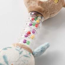 2Pcs Baby Sensory Toy Set Bee Teething Rattle Bear Goose Crinkle Security Lovey Blanket Soft Plush Infant Teether Toy For Newborn Shower Gift - Multicolor - View 10