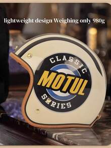 AD Vintage Style Motorcycle Helmet With UV-Protection Inner Lens, Outdoor Riding Helmet - 901 - View 3