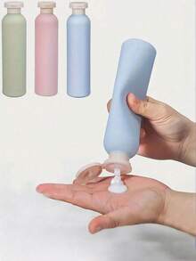 Refillable Squeeze Bottle, Portable Travel Dispenser Bottle, Suitable For Carrying Shampoo, Conditioner, Body Wash, Suitable For Various Lotions, Suitable For Travel And Vacation, Bathroom Supplies, Body Wash Bottle - Multicolor - View 1