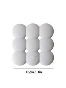1pc Creative Donut Table Mat, Heat-Resistant Non-Slip Multi-Purpose Pot Pad Cup Coaster, Thickened Silicone Heat Insulation Mat For Home Kitchen - View 10