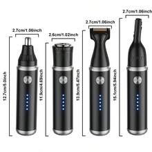 Electric Nose Hair Trimmer, USB Rechargeable Nose And Ear Hair Trimmer, Unisex Nose Hair Shaver, Painless Eyebrow And Facial Hair Removal Device, 500mAh Battery Capacity - View 4