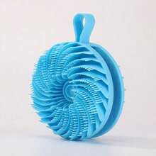 1pc Silicone Bath Brush, Also Functions As Scalp Massager, Painless Exfoliating Bath Brush, Suitable For Hair Washing - Multicolor - View 6