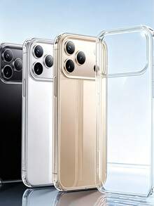 3pcs Ultra-Thin Transparent High-Definition Phone Case, Compatible With Apple 17 Air 17Pro 17 Pro Max 16 15 14 13 12 11 Pro Max Plus, Crystal Clear Hard Shockproof Shell - 3-piece Pack - View 6