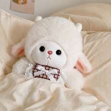 8.66inch Cute Sheep Wool Plush Doll-Super Soft And Fluffy.Silicone Baby Doll Full Silicone Body Plush Anime Figure Stuffed Animal Teddy Bear Plushies Soap Office Desk Room Decor Squishy - Multicolor - View 4