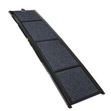Foldable Dog Ramp For Cars, Portable Dog Ramp For Large Dogs With Non-Slip Surface, Suitable For SUVs And Trucks, Load Capacity Up To 110 Kg - 180cm - 查看 6
