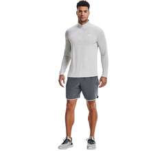 Under Armour Mens 2.0 Half Zip Technical Top - Halo Grey - View 3