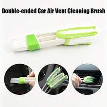 1pc Detachable Washable Gap Cleaning Brush, Suitable For Car Air Vent, Keyboard, Car Interior, Household Dusting Tool, Double-Head Air Vent Cleaning Brush, Car Air Conditioner Dusting Brush - Car Wash Brush - View 13