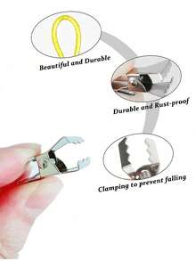 5/10pcs Multi-Color Metal Kitchen Hanging Hooks, Suitable For Kitchen, Cabinet And Bathroom (5 Colors) - Multicolor - View 8