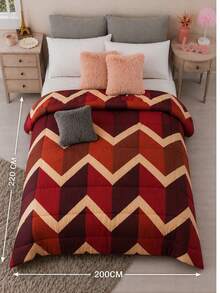 VENECIA Reversible Comforter In Full/Queen Size (200x220cm). Variety Of Colors And Designs. Maximum Softness. - Orange - View 10