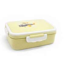 Multifunctional Bento Lunch Box With Included Cutlery - Lime Green - View 1