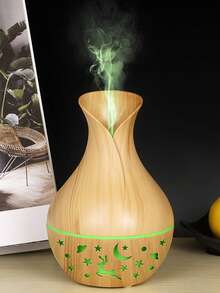 Pelembap Udara Ultrasonik Mini Motif Kayu yang Lucu, Diffuser Aromaterapi Senyap Bertenaga USB, dengan Lampu Ambient LED Berubah Warna, Penyemprot Kabut Dingin Portabel, Aksesori Pengharum Ruangan untuk Meja, Hadiah Sempurna untuk Dekorasi Interior Rumah, Kamar Tidur, Kantor, Perjalanan, dan Mobil - View 12