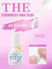 GLOZ 15ml 1件/2件/3件/4件/5件/6件裝指甲膠，超強力快乾持久，易於使用，適用於壓克力指甲與指甲貼片，快速修復指甲，指甲護理與強化，無需UV燈 - 15ml - 查看 2