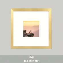 Wall & Tabletop Picture Frames - Gold - 1 Piece 20x20cm - View 1