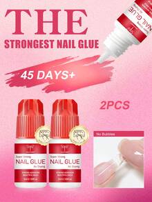 COLOURSMILE Super Strong Quick Dry Nail Glue Gel, No UV Lamp Required, Waterproof & Long Lasting, Suitable For Nail Tips, Acrylic Fake Nails, Nail Repair And Daily Manicure - 5ml - View 12