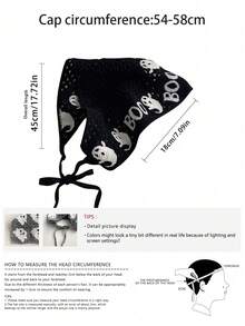 1pc Halloween Sweet & Cool Skeleton Knitted Triangle Bandana Headband For Women, Thin Spring/Summer Outdoor Photography Headscarf, Personalized Headwrap Hat, Cute Handmade Crochet Hair Accessory, Pumpkin/Cobweb/Vampire/Mummy/Ghost - Multicolor - View 2
