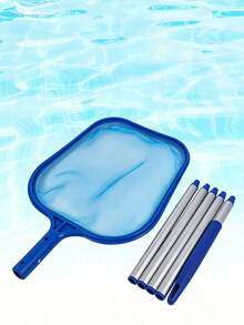 Pool Skimmer Net Set, Adjustable 5-Section 48-Inch Aluminum Alloy Pole, Pond Cleaning Net, Fine Mesh Leaf Net Suitable For Garden Ponds And Hot Tubs, Blue, Suitable For Pool Maintenance And Cleaning, Pool Maintenance Essential | Professional Pool Equipment | Durable Pool Net - Multicolor - View 11