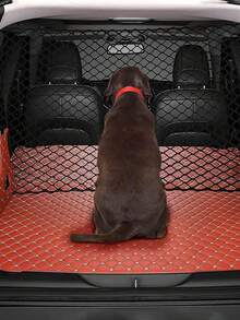 Barrière de voiture réglable pour chien - Séparateur en plastique pour animaux de compagnie, convient aux camions, SUV et berlines, montage facile de la barrière de pour le siège arrière et la zone de chargement, protection de la clôture de , housse de protection pour bagages de voyage, matériau facile à nettoyer - Noir - Voir 10