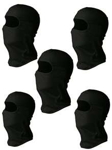 1/2/3/4/5/6pcs Racing Balaclava Face Mask, Summer Cool Neck Scarf, Stretchable Compatible With Helmet, Breathable Motorcycle Face Mask, Suitable For Riders And Off-Road Motorcycles - Multicolor - View 8