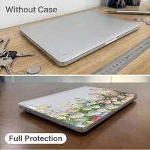 2件裝透明全覆蓋硬殼PC保護殼，適用於MacBook/Matebook，水晶透明防刮防撞薄型筆電外殼，相容13 Neo/13.3 Air/13.3 Pro/13.6Air/14.2 Pro/15Air/16.2Pro/D16/14 Ultra - 查看 6