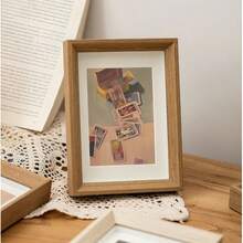 3pcs Multifunctional Solid Wood Photo Frames, Tabletop Display & Wall Hanging Dual Use, Art Photo Display Frame, Home Decor Atmosphere Photo Frame - Wooden Photo Frame (2-in-1) - View 8